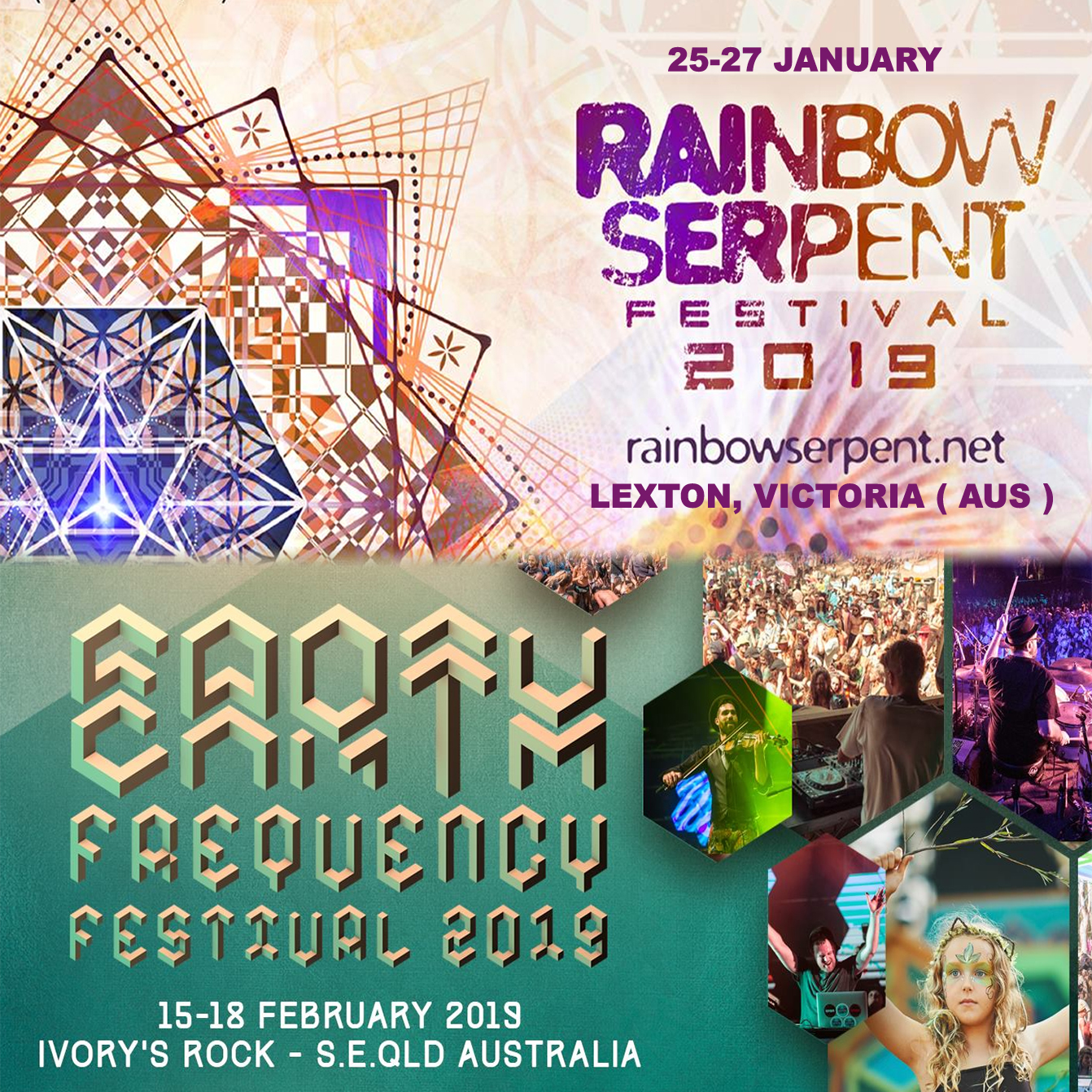 Rainbow Serpent & Earth Frequency Festival Marvel Years