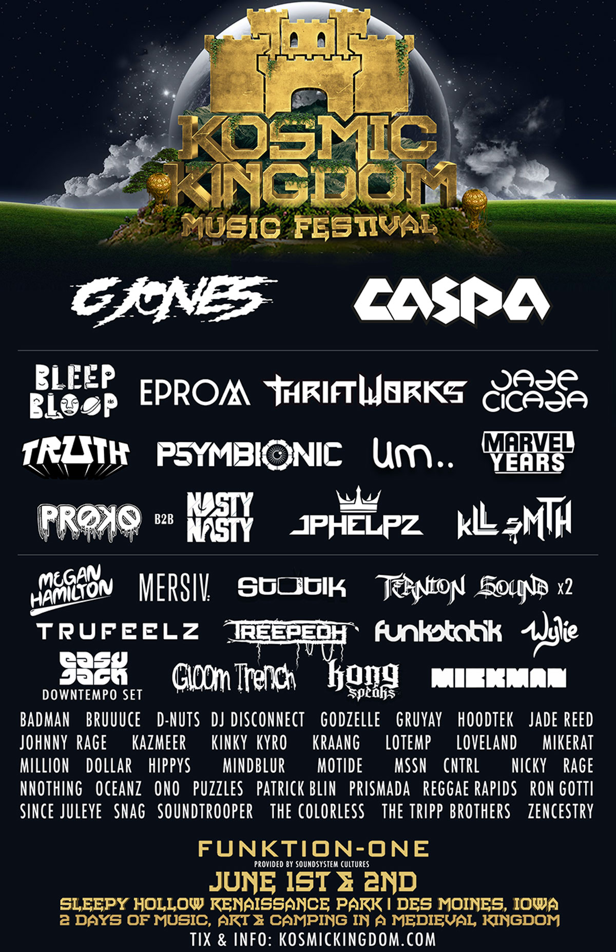 Kosmic Kingdom Music Festival Marvel Years